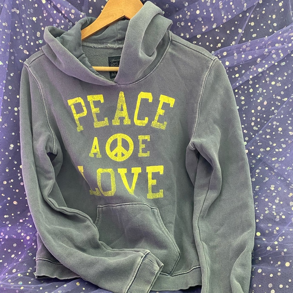 COPY - VINTAGE American Eagle Hoodie. Size Medium juniors